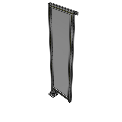A1-1700-0450-0150-TYPFK GUARDING PANEL 1700MM TALL X 450MM WIDE 1/4'' POLYCARBONATE