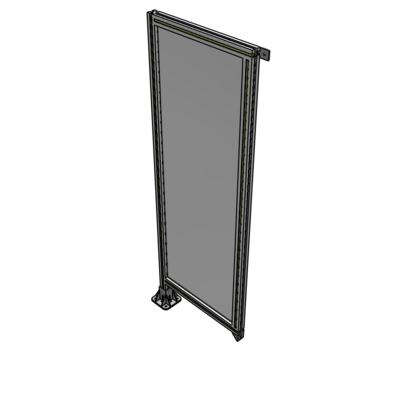 A1-1700-0600-0150-TYPFA GUARDING PANEL 1700MM TALL X 600MM WIDE 1/4'' POLYCARBONATE