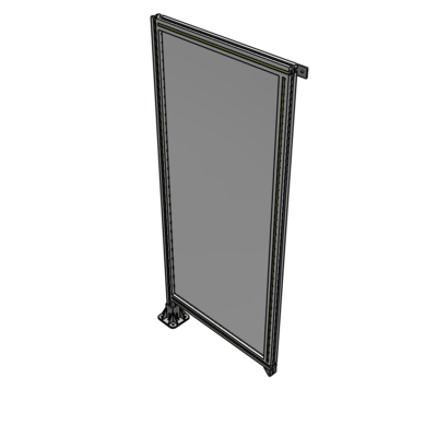 A1-1700-0750-0150-TYPFA GUARDING PANEL 1700MM TALL X 750MM WIDE 1/4'' POLYCARBONATE