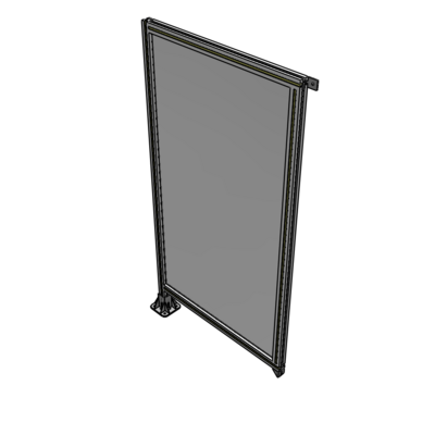 A1-1700-0900-0150-TYPFA GUARDING PANEL 1700MM TALL X 900MM WIDE 1/4'' POLYCARBONATE