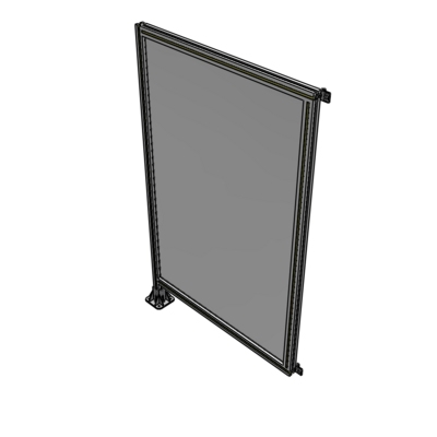 A1-1700-1050-0150-HYPFA GUARDING PANEL 1700MM TALL X 1050MM WIDE 1/4'' POLYCARBONATE