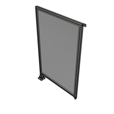 A1-1700-1050-0150-TYPFK GUARDING PANEL 1700MM TALL X 1050MM WIDE 1/4'' POLYCARBONATE