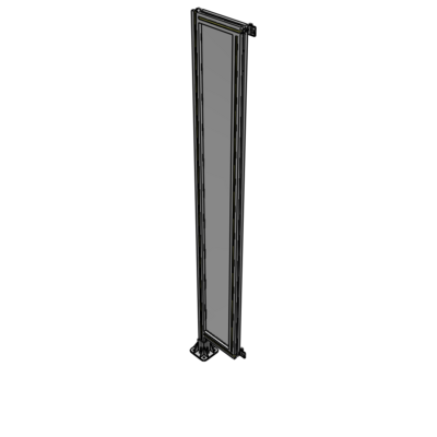 A1-2135-0300-0150-HYPFK GUARDING PANEL 2135MM TALL X 300MM WIDE 1/4'' POLYCARBONATE