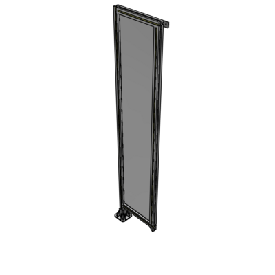 A1-2135-0450-0150-TYPFK GUARDING PANEL 2135MM TALL X 450MM WIDE 1/4'' POLYCARBONATE