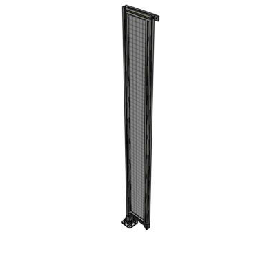 A1-2400-0300-0150-TYMFK GUARDING PANEL 2400MM TALL X 300MM WIDE 1'' MESH