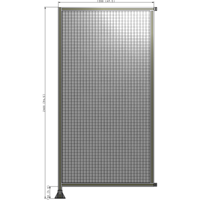 A1-2400-1200-0150-HYMFK GUARDING PANEL 2400MM TALL X 1200MM WIDE 1'' MESH