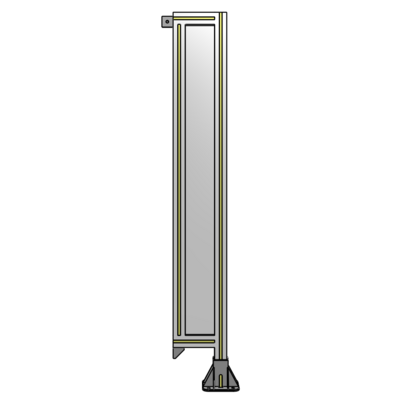 GUARDING PANEL 1400MM TALL X 200MM WIDE 1/4&#39;&#39; POLYCARBONATE