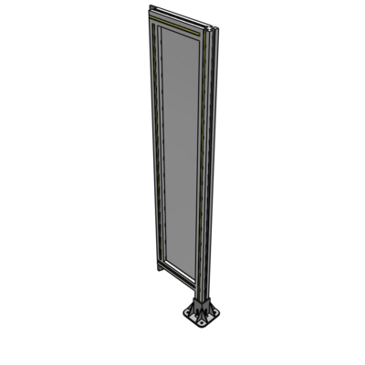 A2-1400-0300-0150-TYPFK GUARDING PANEL 1400MM TALL X 300MM WIDE 1/4'' POLYCARBONATE
