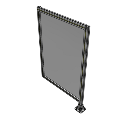 A2-1400-0900-0150-HYPFA GUARDING PANEL 1400MM TALL X 900MM WIDE 1/4'' POLYCARBONATE