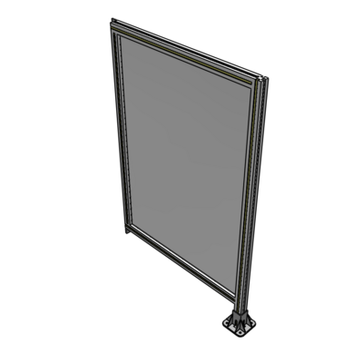 A2-1400-0900-0150-TYPFK GUARDING PANEL 1400MM TALL X 900MM WIDE 1/4'' POLYCARBONATE