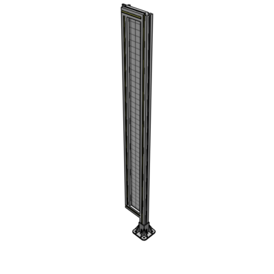 A2-1700-0200-0150-HYMFA GUARDING PANEL 1700MM TALL X 200MM WIDE 1'' MESH