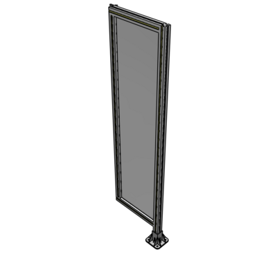 A2-1700-0450-0150-HYPFA GUARDING PANEL 1700MM TALL X 450MM WIDE 1/4'' POLYCARBONATE