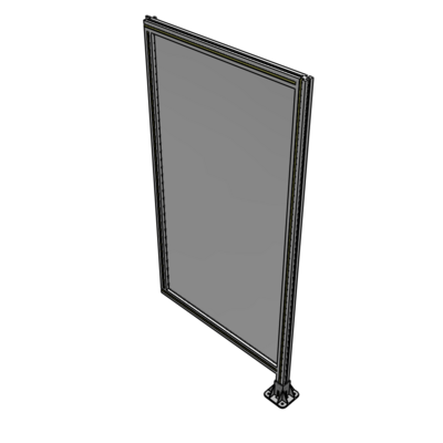 A2-1700-0900-0150-HYPFK GUARDING PANEL 1700MM TALL X 900MM WIDE 1/4'' POLYCARBONATE