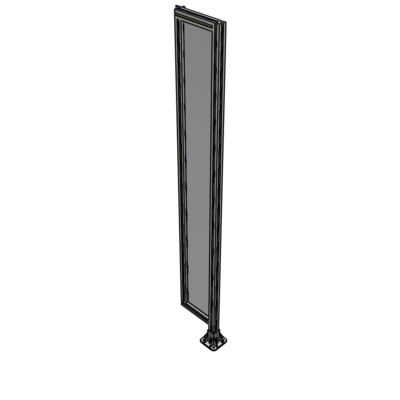 A2-2135-0300-0150-HYPFK GUARDING PANEL 2135MM TALL X 300MM WIDE 1/4'' POLYCARBONATE
