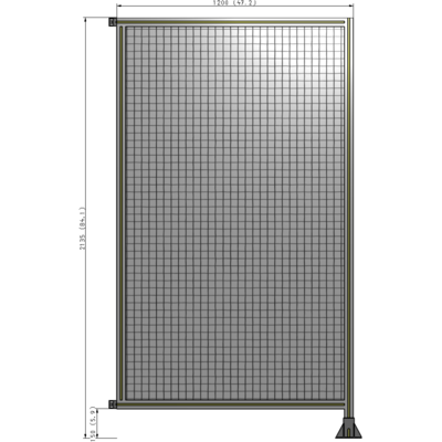 A2-2135-1200-0150-HYMFK GUARDING PANEL 2135MM TALL X 1200MM WIDE 1'' MESH