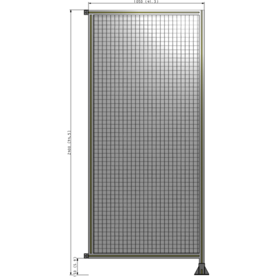 A2-2400-1050-0150-HYMFA GUARDING PANEL 2400MM TALL X 1050MM WIDE 1'' MESH