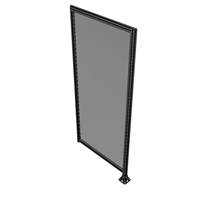 A2-2400-1050-0150-TYPFA GUARDING PANEL 2400MM TALL X 1050MM WIDE 1/4'' POLYCARBONATE