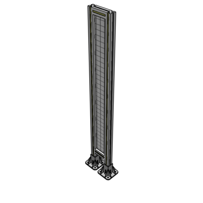 A3-1400-0200-0150-ZYMFK GUARDING PANEL 1400MM TALL X 200MM WIDE 1'' MESH