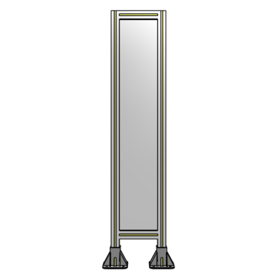 GUARDING PANEL 1400MM TALL X 300MM WIDE 1/4&#39;&#39; POLYCARBONATE