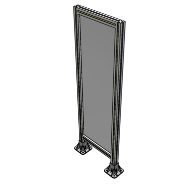 A3-1400-0450-0150-ZYPFA GUARDING PANEL 1400MM TALL X 450MM WIDE 1/4'' POLYCARBONATE
