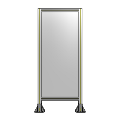 GUARDING PANEL 1400MM TALL X 600MM WIDE 1/4&#39;&#39; POLYCARBONATE