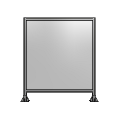 GUARDING PANEL 1400MM TALL X 1200MM WIDE 1/4&#39;&#39; POLYCARBONATE