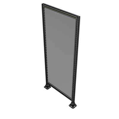 A3-2135-0900-0150-ZYPFA GUARDING PANEL 2135MM TALL X 900MM WIDE 1/4'' POLYCARBONATE