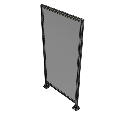 A3-2135-1050-0150-ZYPFA GUARDING PANEL 2135MM TALL X 1050MM WIDE 1/4'' POLYCARBONATE
