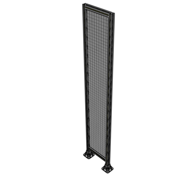 A3-2400-0450-0150-ZYMFA GUARDING PANEL 2400MM TALL X 450MM WIDE 1'' MESH