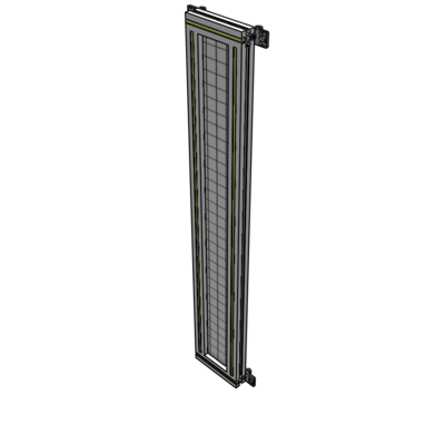 A4-1400-0200-0150-HYMZA GUARDING PANEL 1400MM TALL X 200MM WIDE 1'' MESH