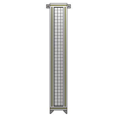 GUARDING PANEL 1400MM TALL X 200MM WIDE 1&#39;&#39; MESH