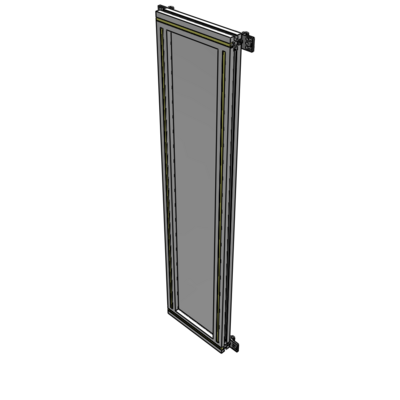 A4-1400-0300-0150-HYPZA GUARDING PANEL 1400MM TALL X 300MM WIDE 1/4'' POLYCARBONATE