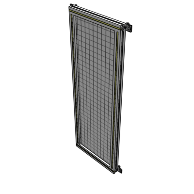 A4-1400-0450-0150-HYMZA GUARDING PANEL 1400MM TALL X 450MM WIDE 1'' MESH