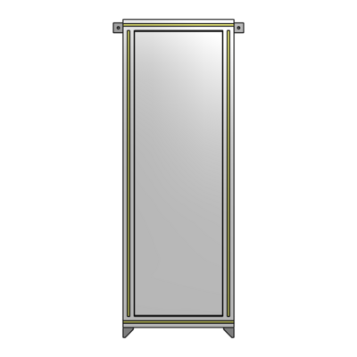 GUARDING PANEL 1400MM TALL X 450MM WIDE 1/4&#39;&#39; POLYCARBONATE