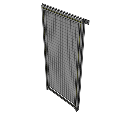 A4-1400-0600-0150-TYMZK GUARDING PANEL 1400MM TALL X 600MM WIDE 1'' MESH