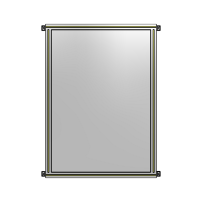 GUARDING PANEL 1400MM TALL X 900MM WIDE 1/4&#39;&#39; POLYCARBONATE