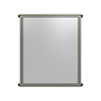 GUARDING PANEL 1400MM TALL X 1050MM WIDE 1/4&#39;&#39; POLYCARBONATE