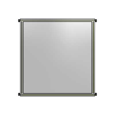 GUARDING PANEL 1400MM TALL X 1200MM WIDE 1/4&#39;&#39; POLYCARBONATE