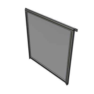 A4-1400-1200-0150-TYPZA GUARDING PANEL 1400MM TALL X 1200MM WIDE 1/4'' POLYCARBONATE