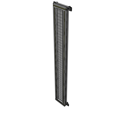 A4-1700-0200-0150-HYMZK GUARDING PANEL 1700MM TALL X 200MM WIDE 1'' MESH