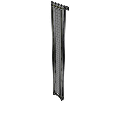 A4-1700-0200-0150-TYMZA GUARDING PANEL 1700MM TALL X 200MM WIDE 1'' MESH