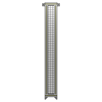 GUARDING PANEL 1700MM TALL X 200MM WIDE 1&#39;&#39; MESH