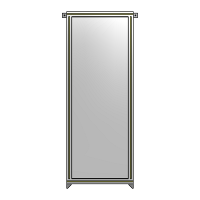 GUARDING PANEL 1700MM TALL X 600MM WIDE 1/4&#39;&#39; POLYCARBONATE