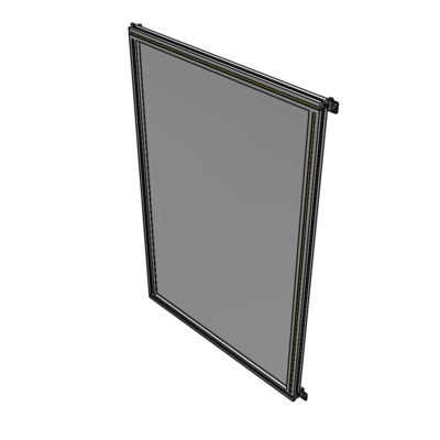A4-1700-1050-0150-HYPZK GUARDING PANEL 1700MM TALL X 1050MM WIDE 1/4'' POLYCARBONATE
