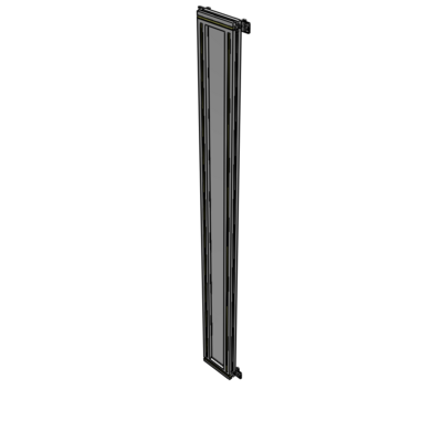 A4-2135-0200-0150-HYPZA GUARDING PANEL 2135MM TALL X 200MM WIDE 1/4'' POLYCARBONATE