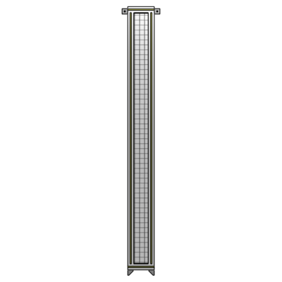 GUARDING PANEL 2135MM TALL X 200MM WIDE 1&#39;&#39; MESH