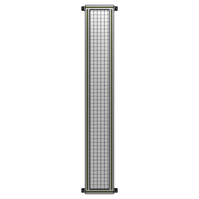 GUARDING PANEL 2135MM TALL X 300MM WIDE 1&#39;&#39; MESH