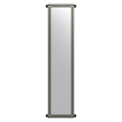 GUARDING PANEL 2135MM TALL X 450MM WIDE 1/4&#39;&#39; POLYCARBONATE