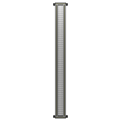 GUARDING PANEL 2400MM TALL X 200MM WIDE 1&#39;&#39; MESH