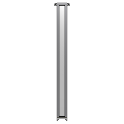 GUARDING PANEL 2400MM TALL X 200MM WIDE 1/4&#39;&#39; POLYCARBONATE